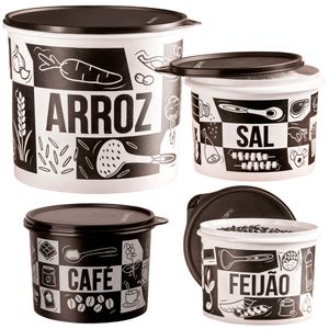 Kit Pop Box (Café 700gr + Sal 1,3Kg + Feijão 2Kg + Arroz 5 Kg)