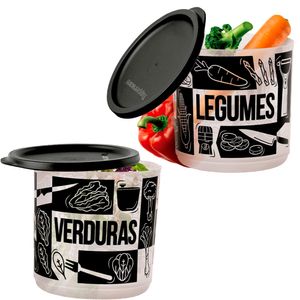 Kit Refri Line (Verdura 1,1 Litros + Legumes 1,1 Litros)